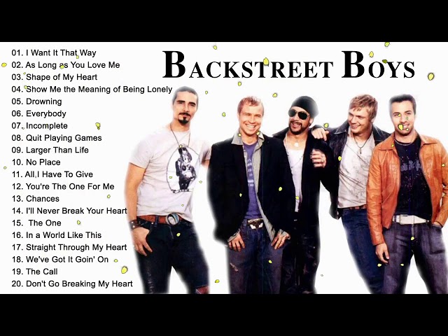 Best Of Backstreet Boys - Backstreet Boys Greatest Hits Full Album class=