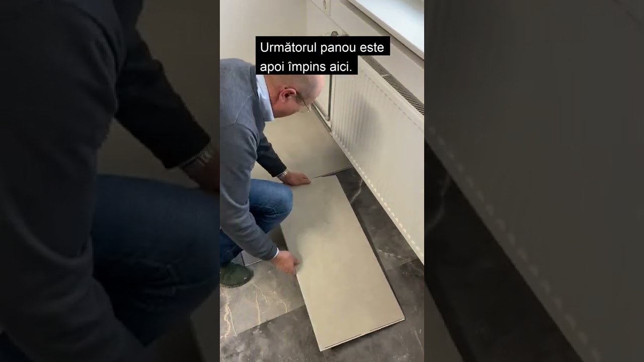 MONTAJ Parchet Alb SUPER LUCIOS - 100% rezistent la apă, perfect pentru baie și bucătărie