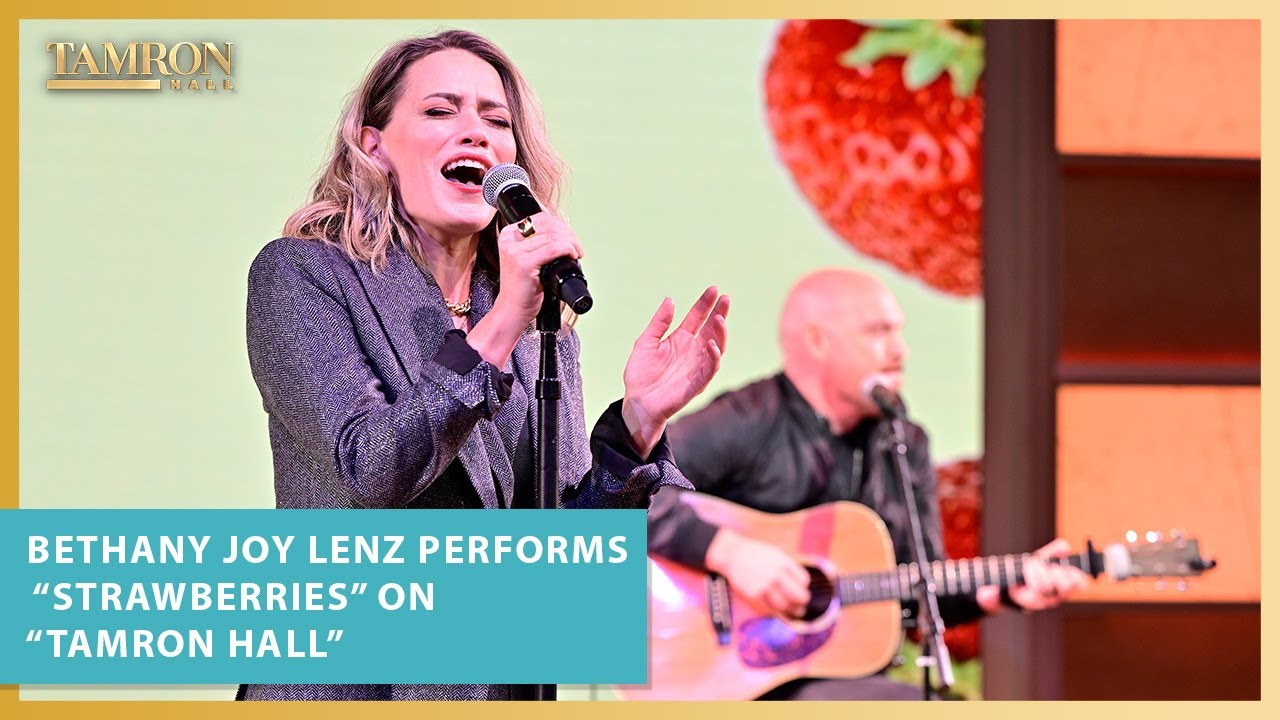 Bethany Joy Lenz Performs “Strawberries” on “Tamron Hall”