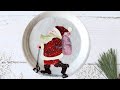Santa claus Painting | Christmas Painting Tutorial #7 | Acrylic Painting For Beginners Step By Step