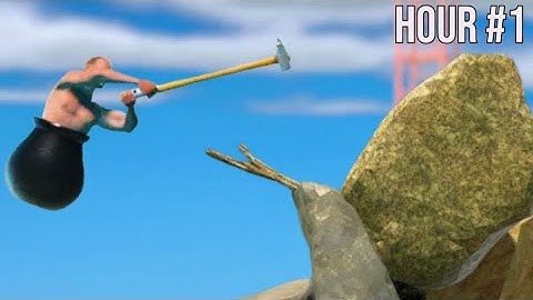 Playing (Getting Over It) until I RAGE QUIT