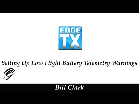 EdgeTX Setting Up Low Flight Battery Telemetry Warnings - YouTube