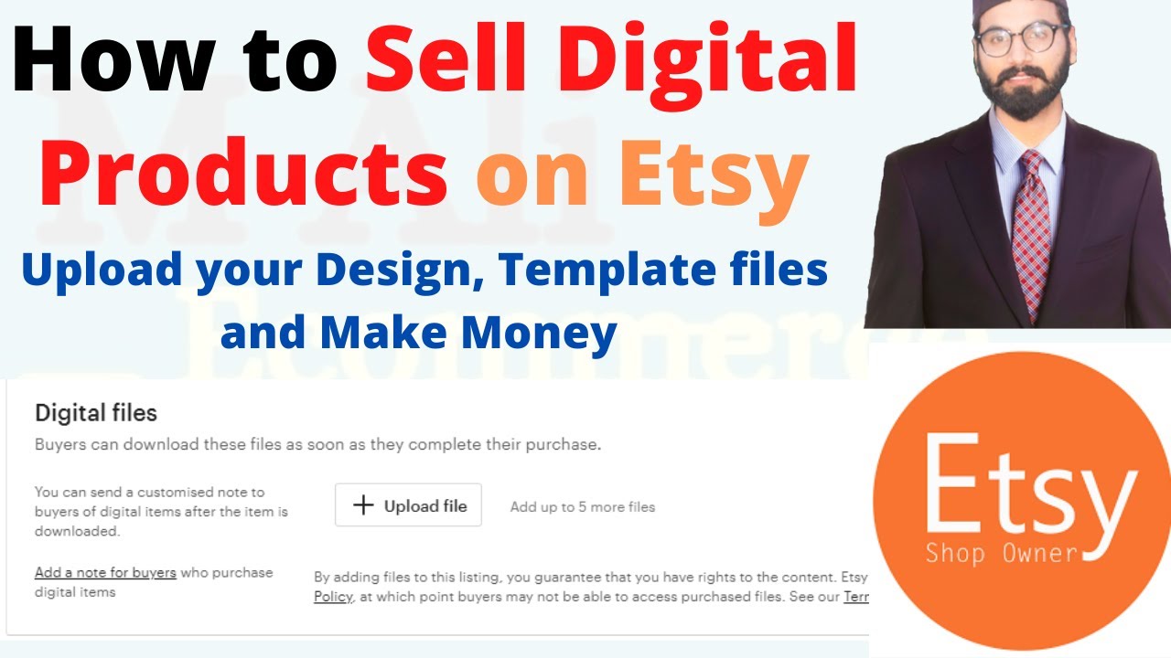 How to Sell Digital Products on Etsy | Etsy Digital Download Business ...