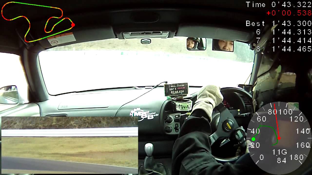 circuit board ②SUGO circuit game 純正流用S2000 運良く4位(しかし録画は失敗・・・・)