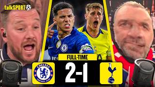 "GET THAT MASK OFF!" Live Goal Reactions from Jamie O'Hara &amp; Jason Cundy as Chelsea BEAT Spurs!