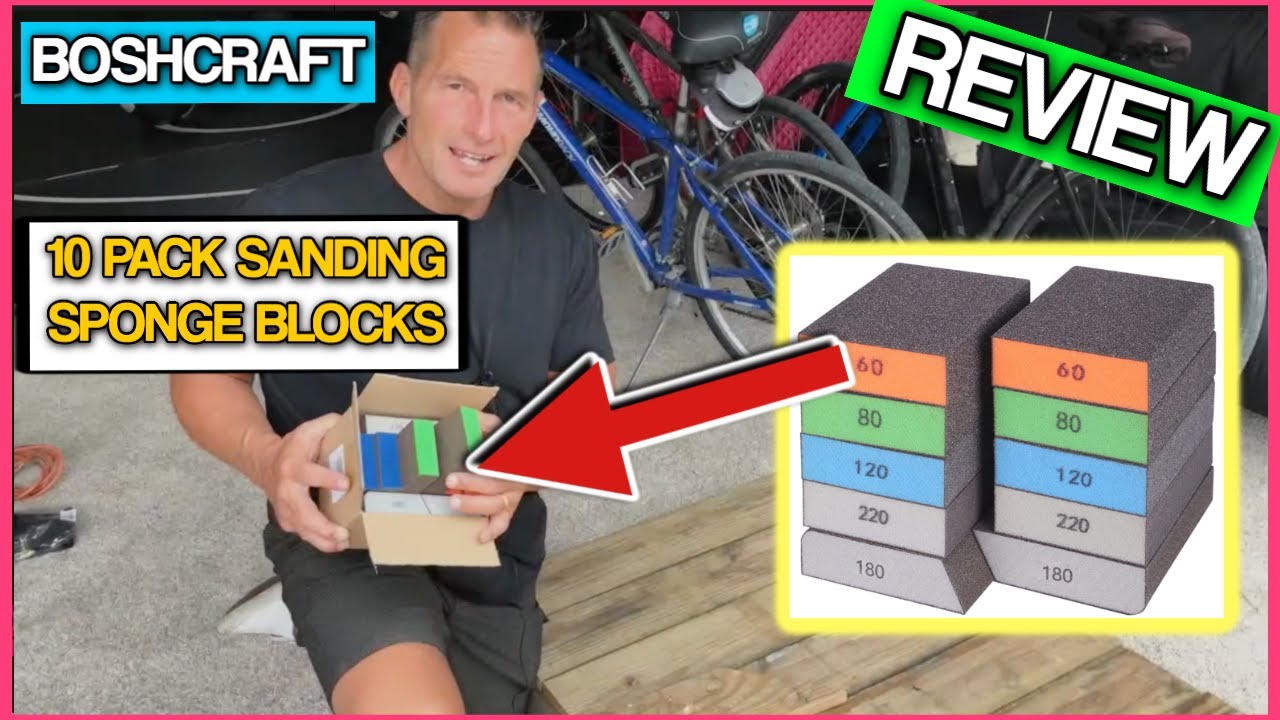 New 8 Pack Sanding Sponge, Sanding Blocks 220 ... - Shein