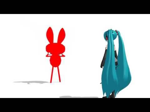 【MMD】 ジャグリング中の俺がミクに襲われる 【Kinect】