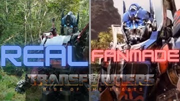 "Stand down!" | Real @paramountpictures vs Fanmade @rajarajanmanoharan #transformers ROTB