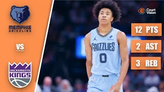 Jaylen Wells - 12 Points, 2 Assists, 3 Rebounds vs Kings - 2025-26 Regular Season