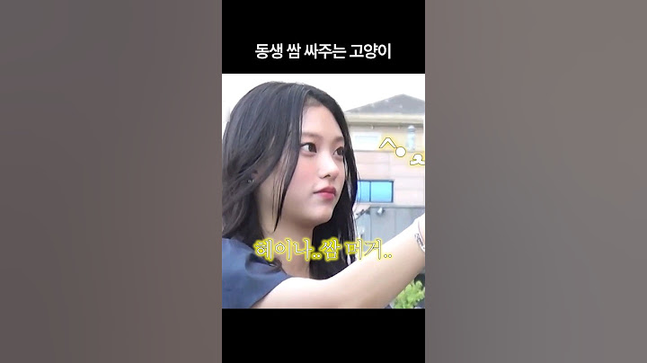 [뉴진스] 막내 쌈 싸주는 고양이