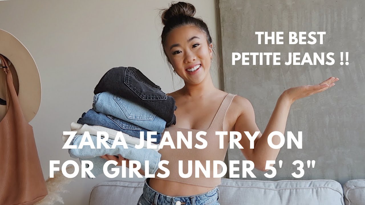 Zara Jeans Try On, Under 5' 3 for Petites