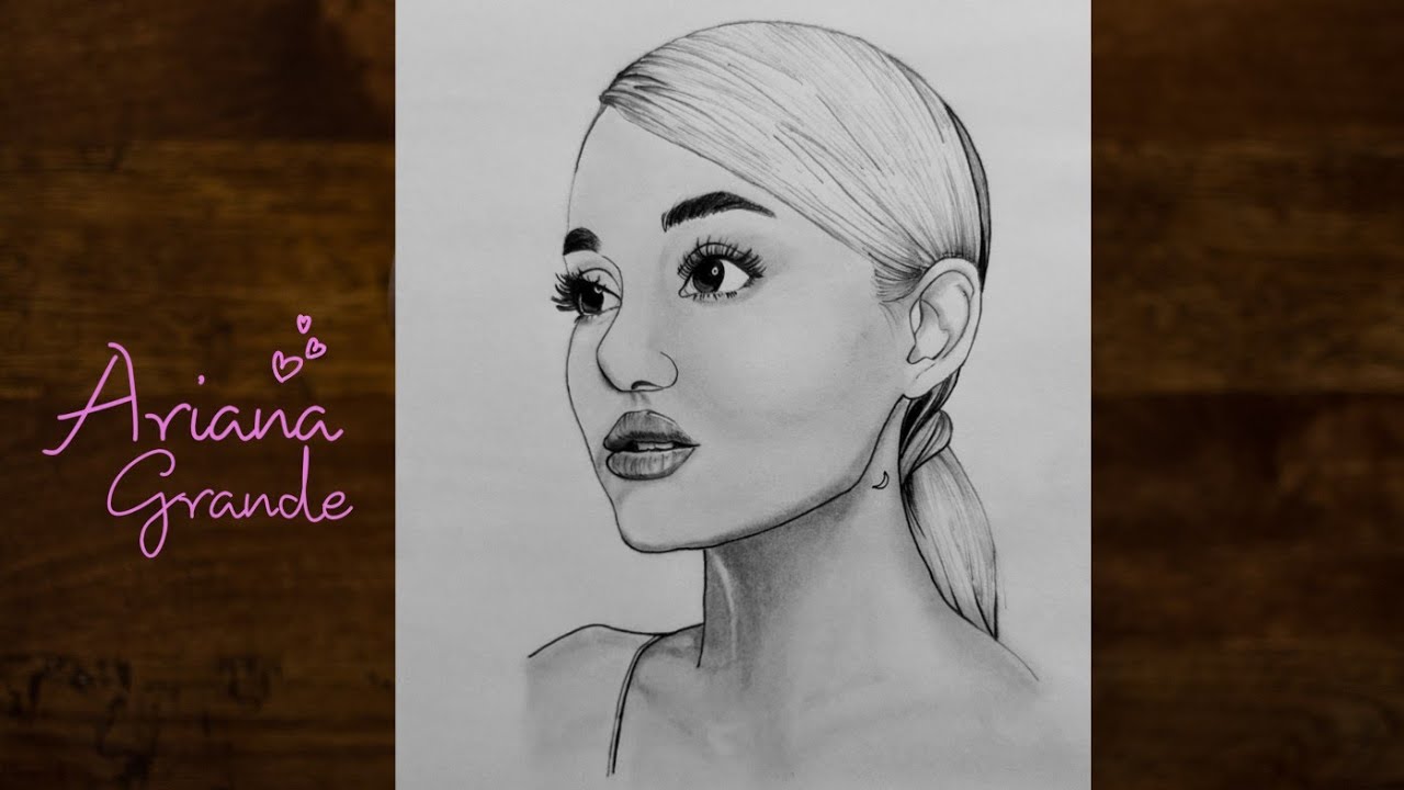 ariana grande drawing