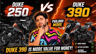 KTM Duke 250 vs KTM Duke 390/350 Detailed Comparison | Which one is really Worth??