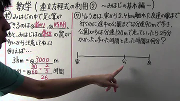 とある男が授業をしてみた中2連立方程式