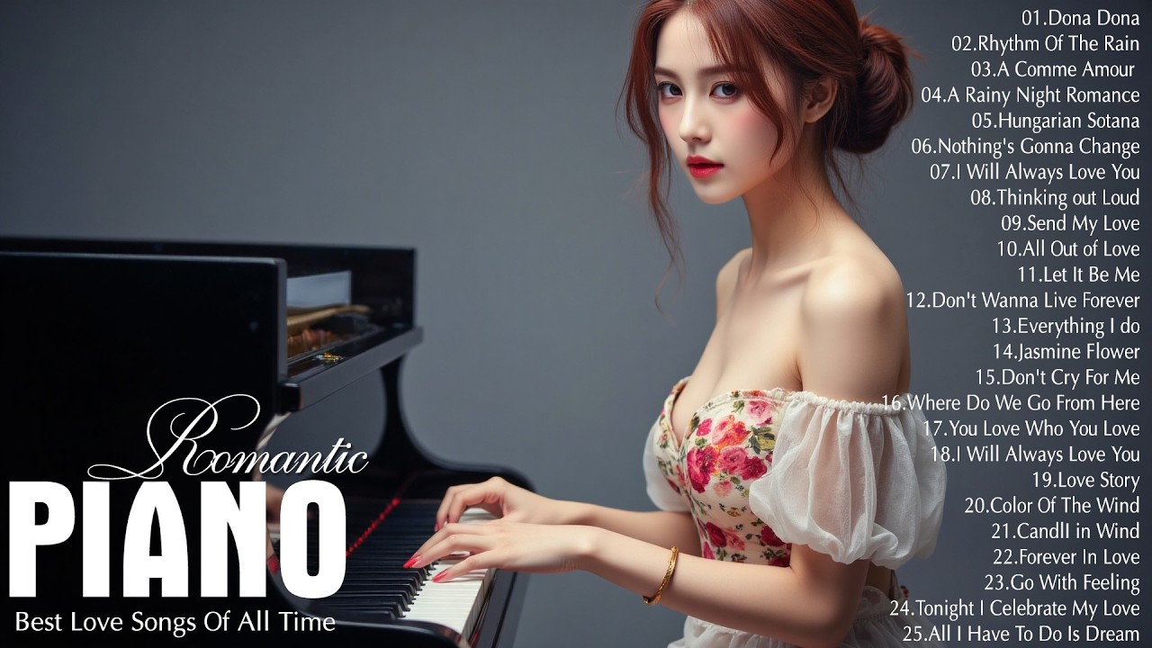 100 Most Old Beautiful Piano Love Songs 70s 80s 90s - Greatest Hits Love Songs Ever - Relaxing Music