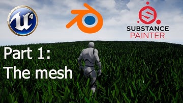 Create grass for your game! | Blender 2.83 + Substance Painter + UE4 | Part 1: Creating the mesh