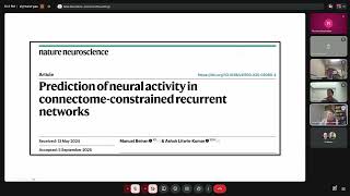 MDJC27 Prediction of neural activity in connectome-constrained recurrent networks (Beiran et al)
