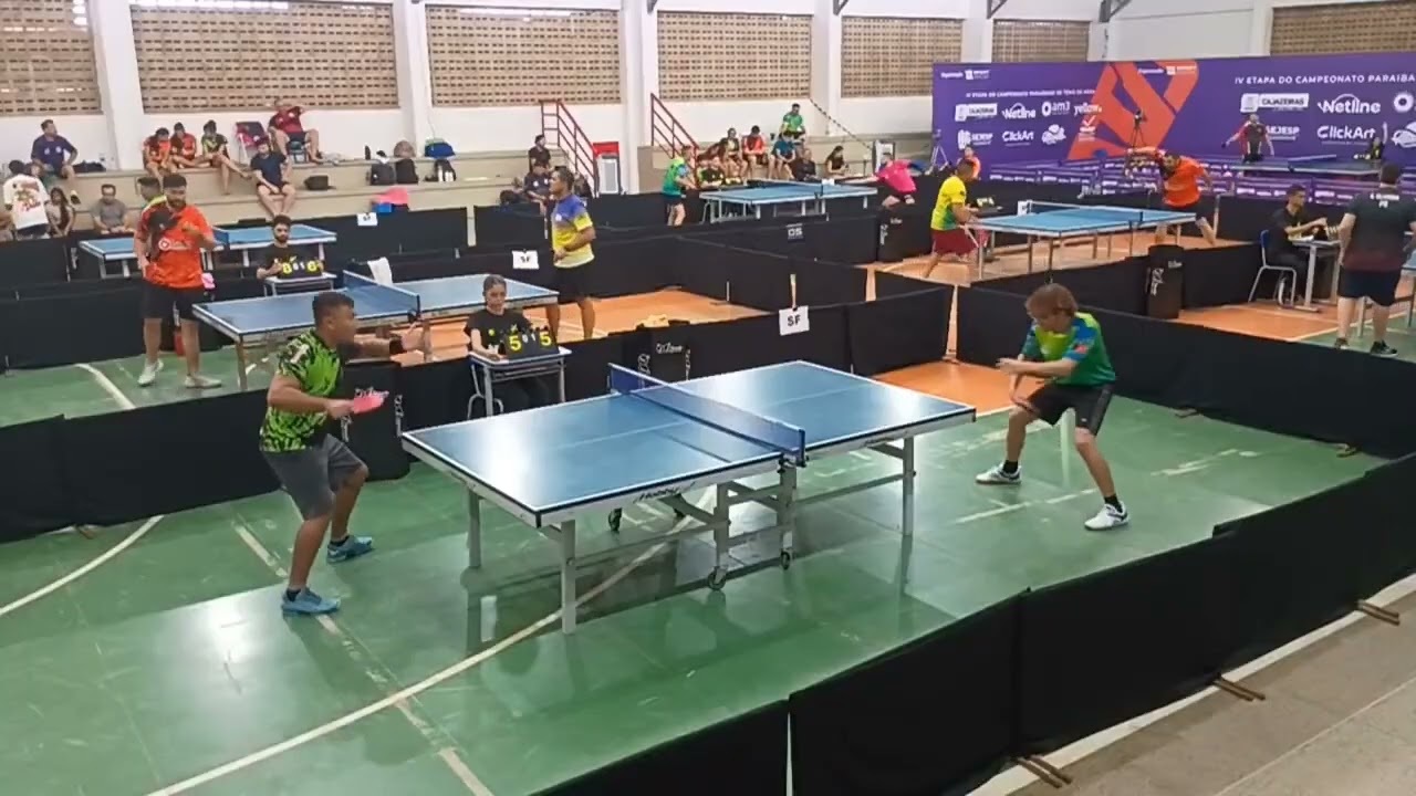 (Gleyberson N. x José Silva) Semifinal Abs. D - 4ª ETAPA Campeonato Paraibano de Tênis de Mesa 2025