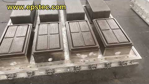 EPS box mold with box lid and box bottom in the same mold