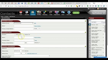 Top Producer - Entering a Referral