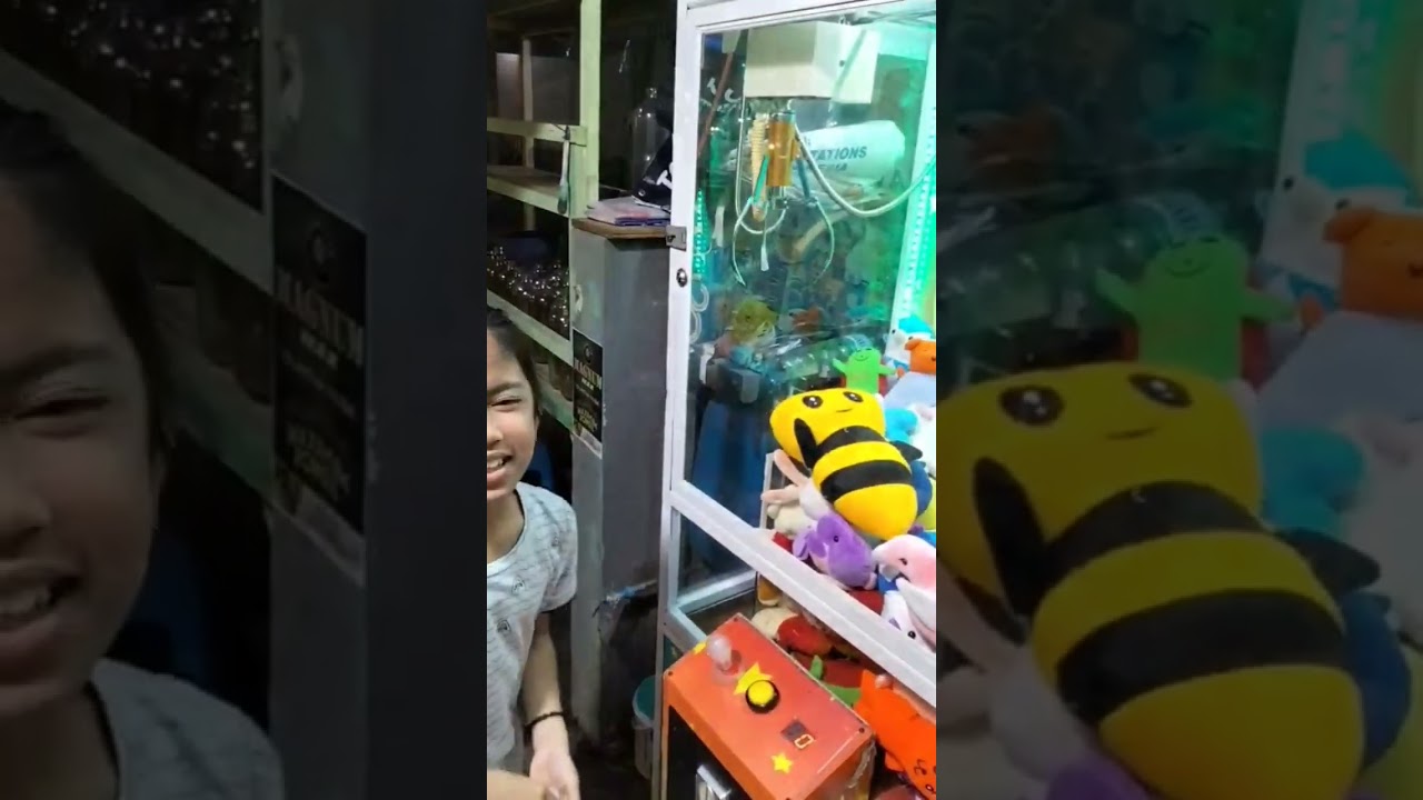 DAPAT BONEKA MADU JUMBO DI CAPIT BONEKA KAMPUNG #shorts