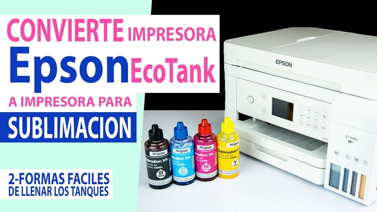 Convertir EPSON EcoTank ET-15000 a Impresora para Sublimación.