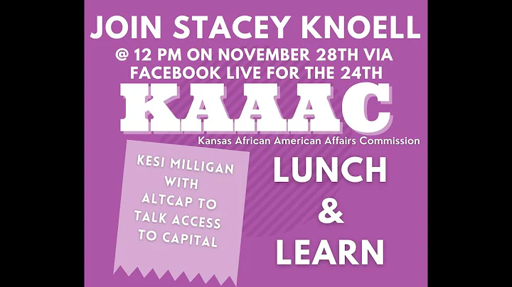 KAAAC Lunch and Learn with Kesi Milligan