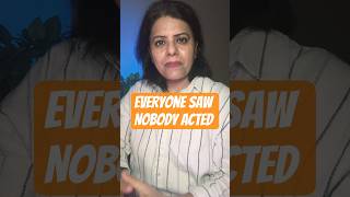 भीड़ का सबसे बड़ा भ्रम! 😱 | What is Diffusion of Responsibility? | @aparajitaparam #shorts