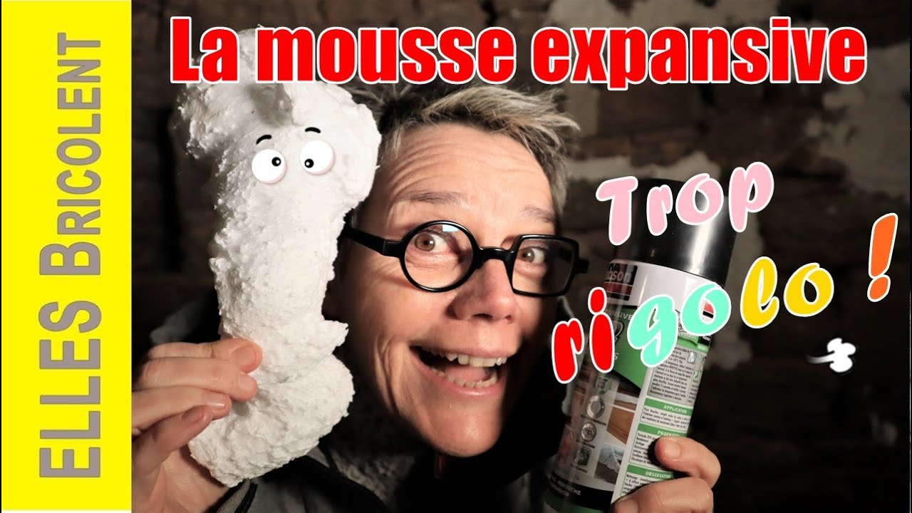 MOUSSE POLYURETHANE EXPANSIVE 🤡 - CALFEUTRER - ISOLER - BOUCHER - ELLES Bricolent