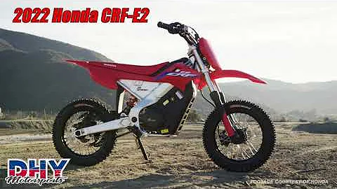 The 2022 Honda CRF E2, Honda's first electric CRF