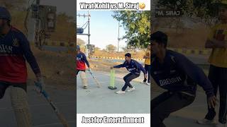Virat Kohli vs Mohammed Siraj  Yesterday in IPL😁 #cricket #trending