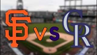 Full Giants score 10 RUNS against the Rockies|| Giants Vs Rockies News