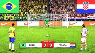 BRAZIL VS. CROATIA  | FULL PENALTY SHOOTOUT | world cup final 2022