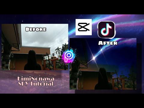 KIMI NO NAWA SKY REPLACEMENT(Your Name)| Video Editing tutorial For Mobile phone| Prettyan