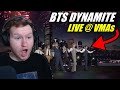 BTS Performs "Dynamite" | 2020 MTV VMAs REACTION!!!