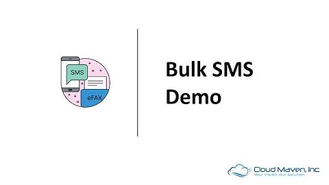 Introducing the Bulk SMS feature of SMS & Fax Guru!