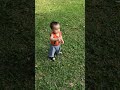 Ziyad - 1st time pinjak rumput kat taman layang2