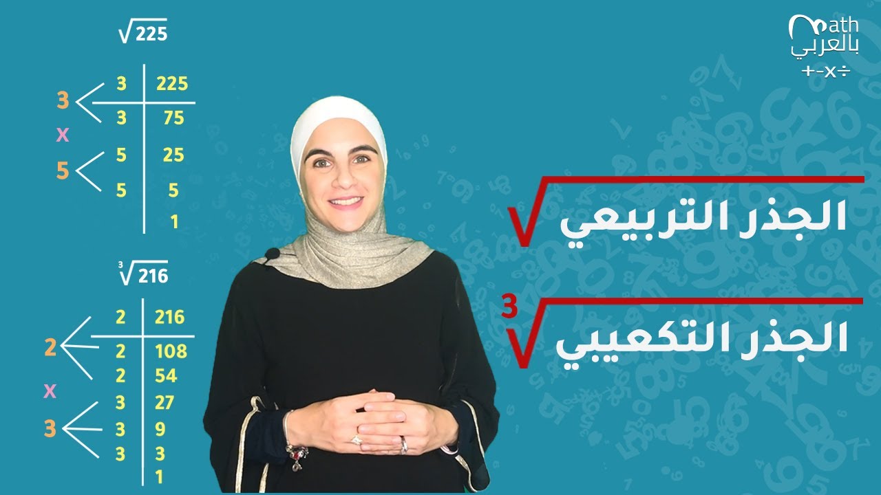 كيف نحسب الجذر التربيعي والجذر التكعيبي؟
