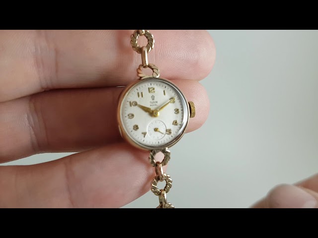rolex tudor royal ladies gold watch