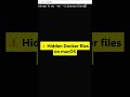 Hidden Docker Files Filling Your Mac SSD 😱 (macOS) #shorts