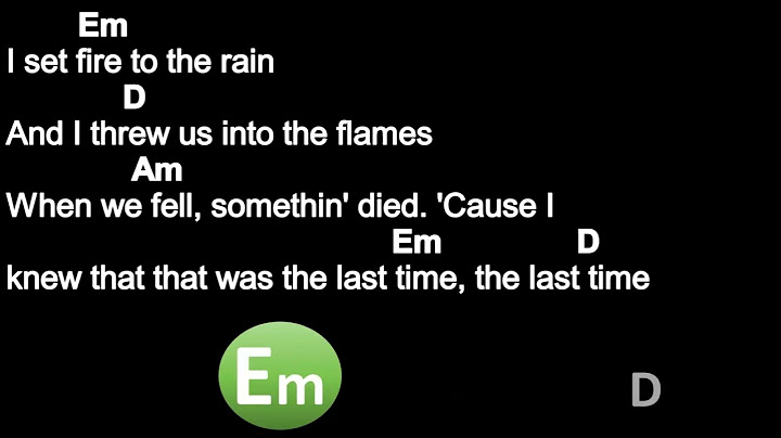 Set Fire to the Rain Guitar version - Guitar performance video thumbnail