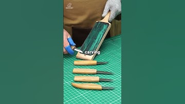 Want your tools to be razor-sharp? Give it a shot with a leather strop ✨ #LeatherStrop #Stropping