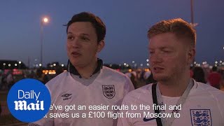 England fans in Russia give their verdict on Belgium loss