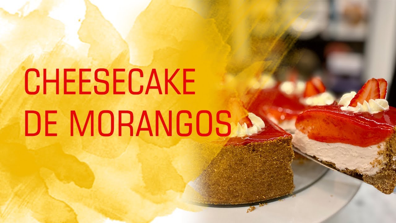 Cheesecake de morangos