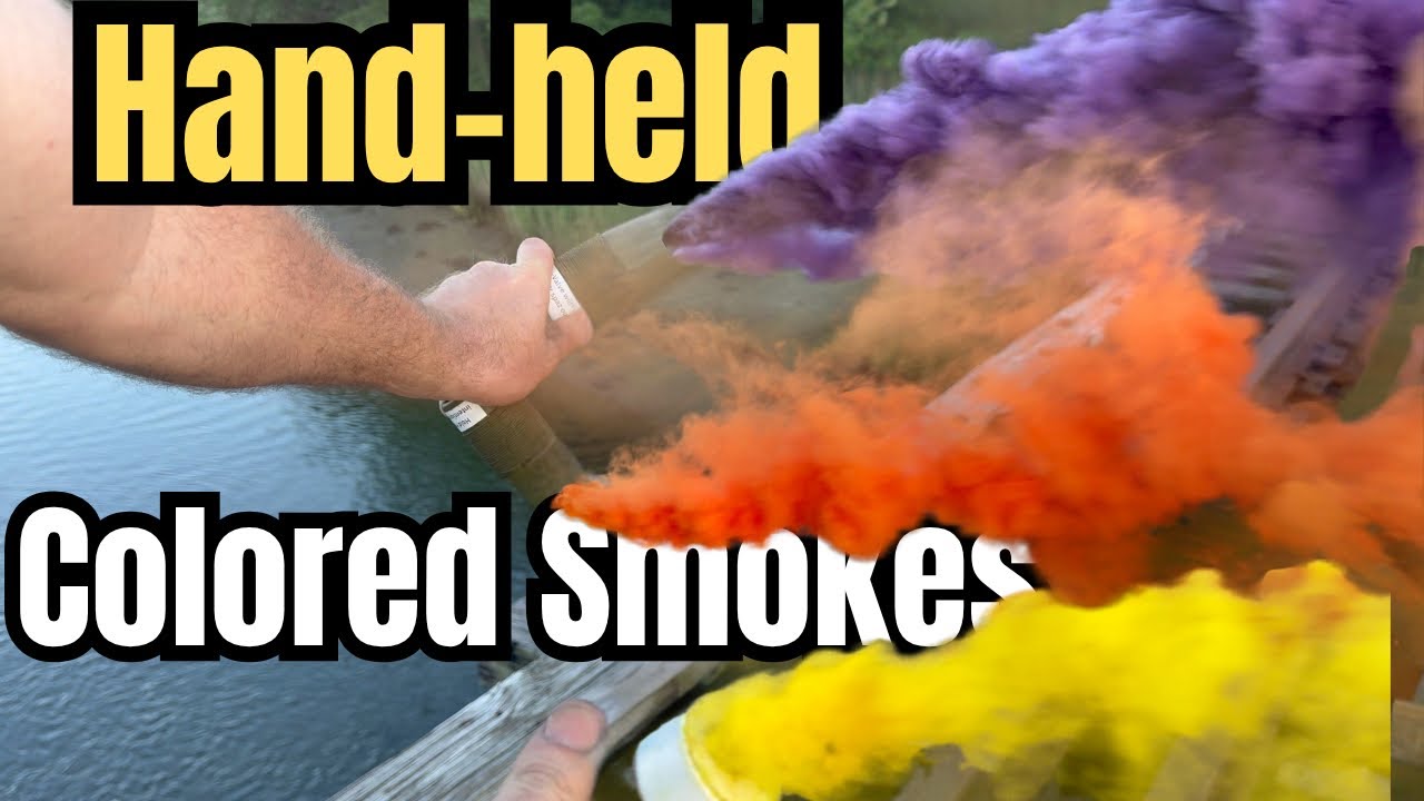 How To Make The Most Vibrant Handheld Colored Smokes | Pull-Cap Ignite