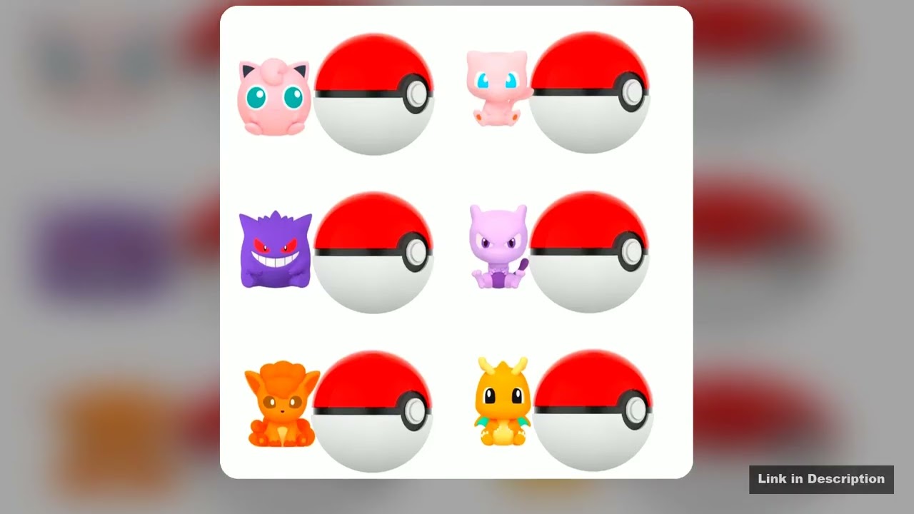 Pokemon Anime Blind BOX Poke Ball Action Figures Gengar Dragonite Mini Mew Dolls FUNISM Original Ge