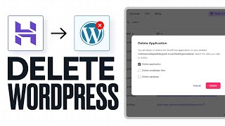How to Uninstall WordPress from Hostinger | Step by Step