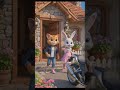 🏍️ Cat & Rabbit Motorcycle Adventure | Fun Cartoon Story for Kids 🐱🐰 ✨