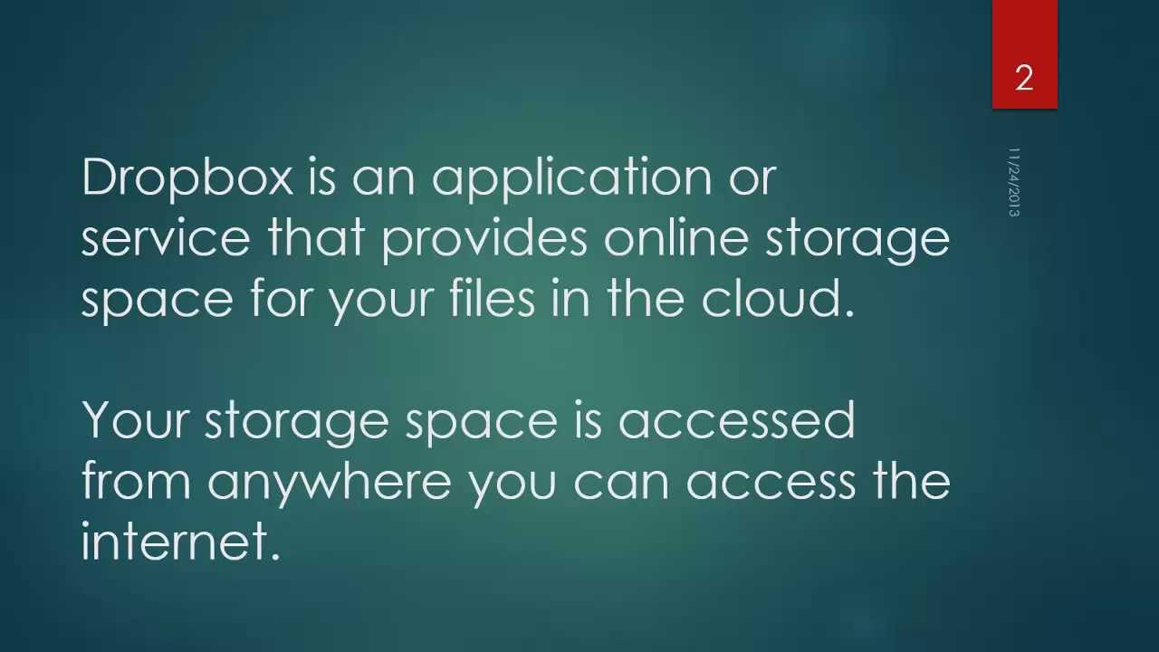 what is dropbox and what does it do