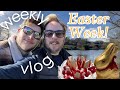 Easter week  family dinner sowing seeds  spring walk   more british weekly vlog 2024